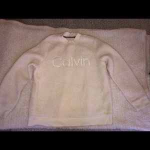 Calvin Klein fuzzy sweater